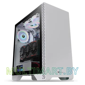 Корпус Thermaltake S300 Tempered Glass Snow Edition (CA-1P5-00M6WN-00)